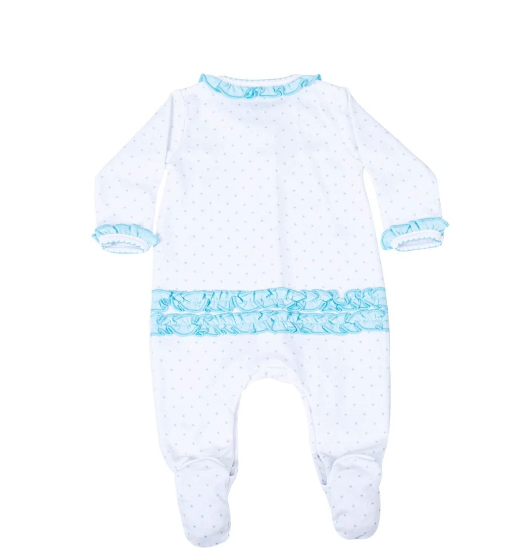 Magnolia Baby Adele's Classics Scattered Ruffle Footie