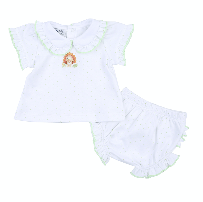 Magnolia Baby Giving Thanks Emb Ruffle Diaper cover