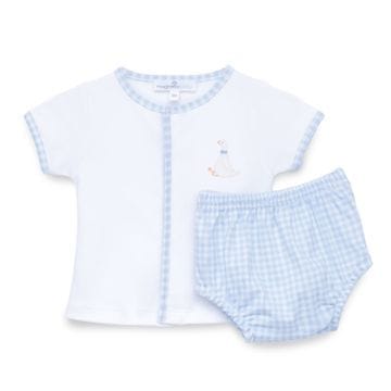 MAGNOLIA BABY Magnolia Baby Boys Infant Boys-sets Silly Goose Light Blue Diaper Cover Set