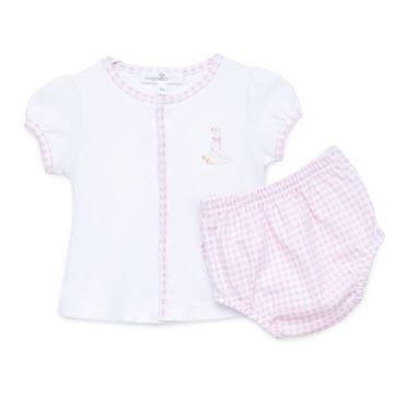 MAGNOLIA BABY Magnolia Baby Girls Infant Girls-sets Silly Goose Pink Diaper Cover Set