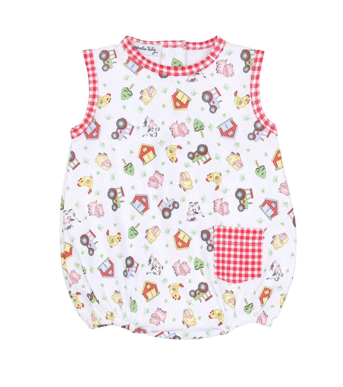 Magnolia Baby Magnolia Baby-Barnyard Bunch Sleeveless Bubble