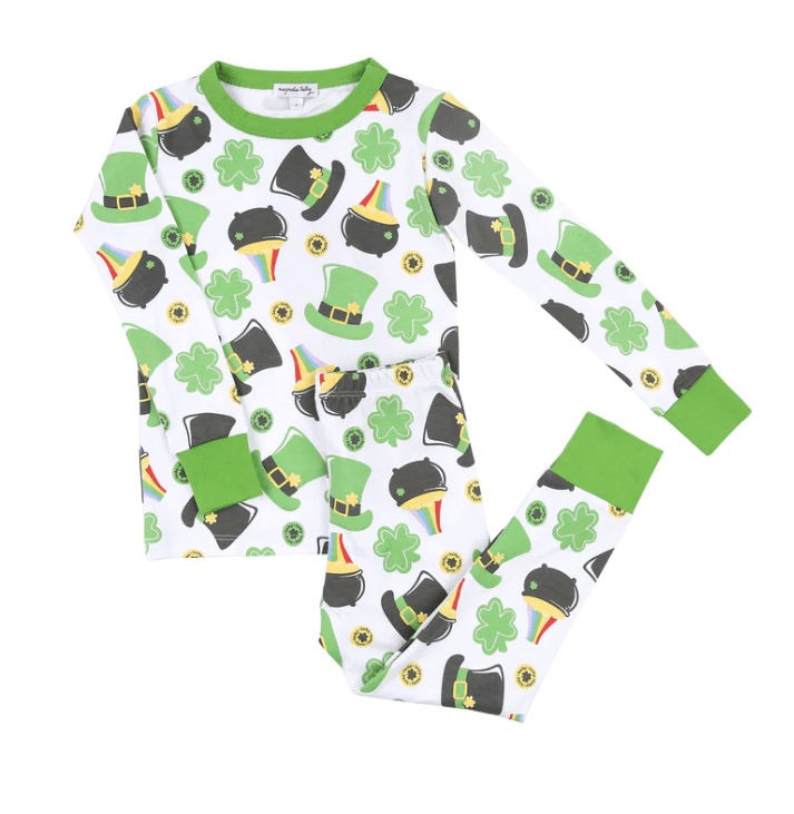 Magnolia Baby Magnolia Baby-Feelin Lucky PJ's Long Sleeve