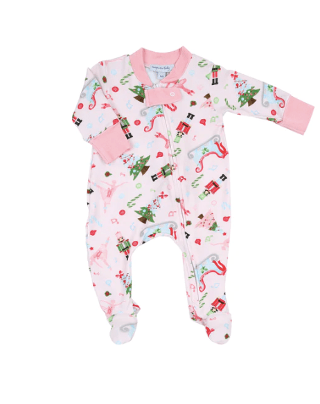 Magnolia Baby Nutcracker Joy Zipper