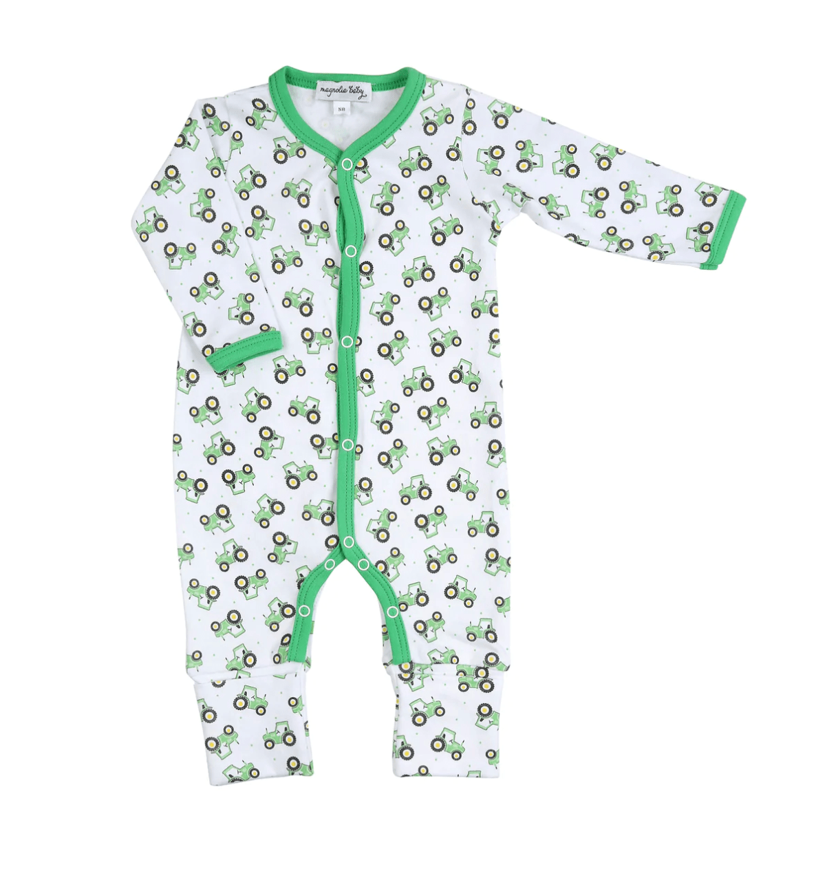Magnolia Baby Tiny Tractor Printed Playsuit