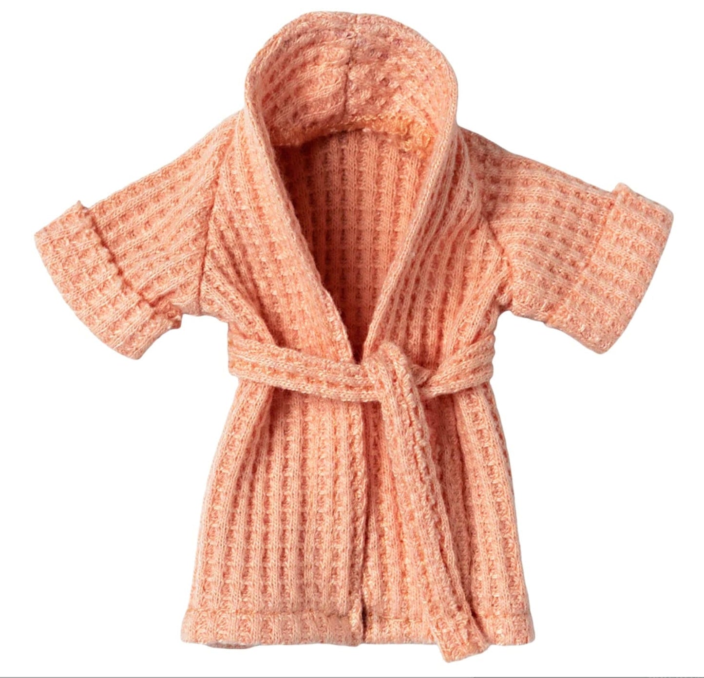 MAILEG Bathrobe - Coral, Dad/Mum Mouse