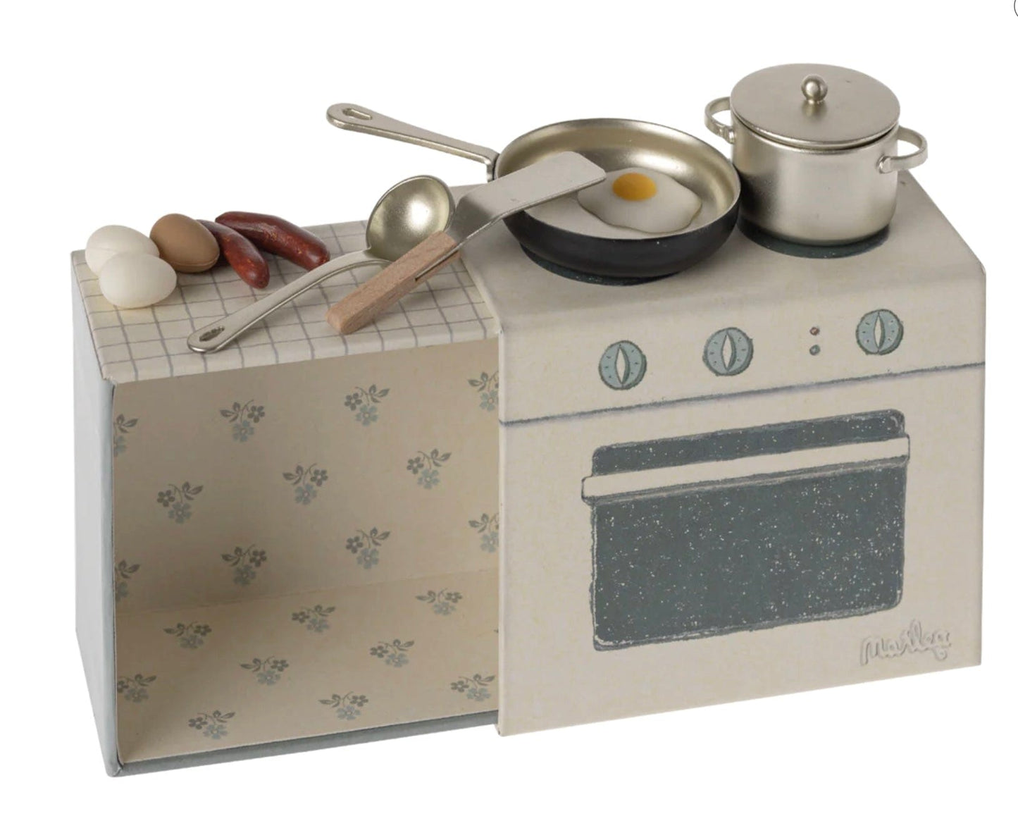 Maileg Cooking set, Mouse