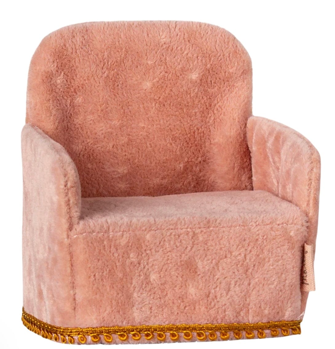 Maileg Folding chair, Mouse - Rose