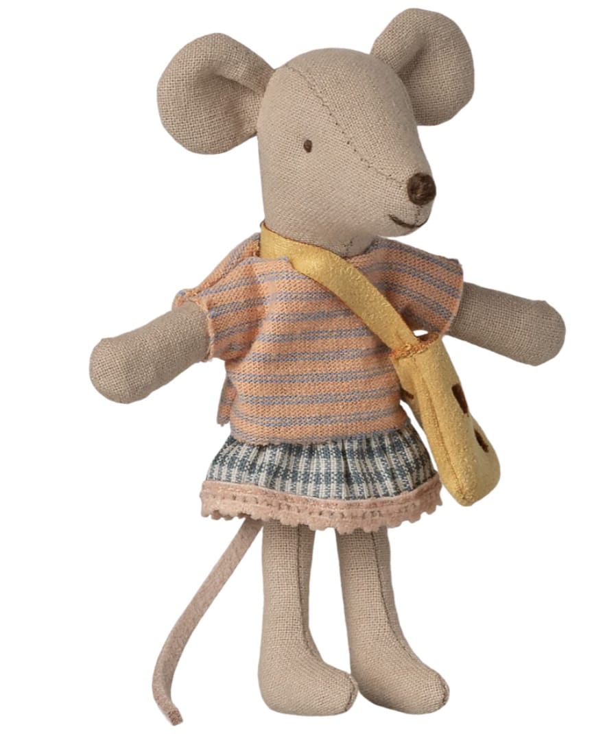 MAILEG Maileg Little Sister Mouse With Bag