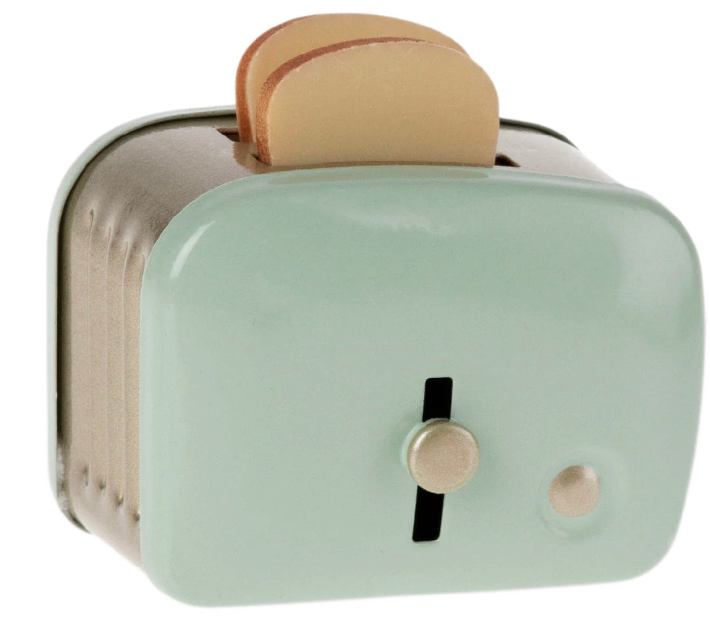 Maileg Toaster with bread, Miniature - Mint