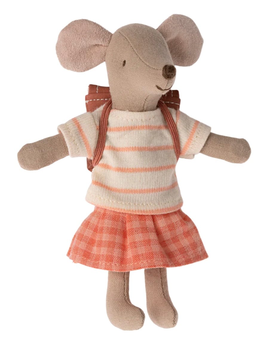 Maileg Tricycle Mouse Big Sister Coral