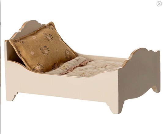 Maileg Bed, Mouse - Off white