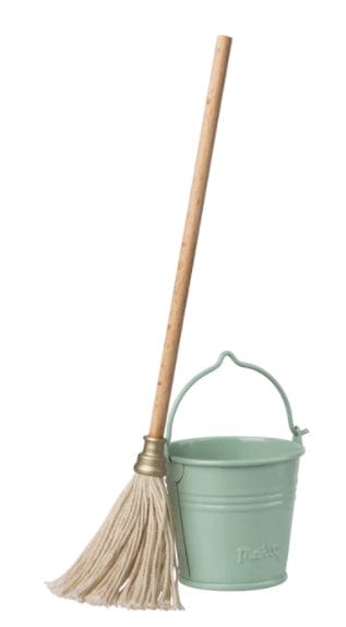 Maileg Bucket & Mop, Miniature