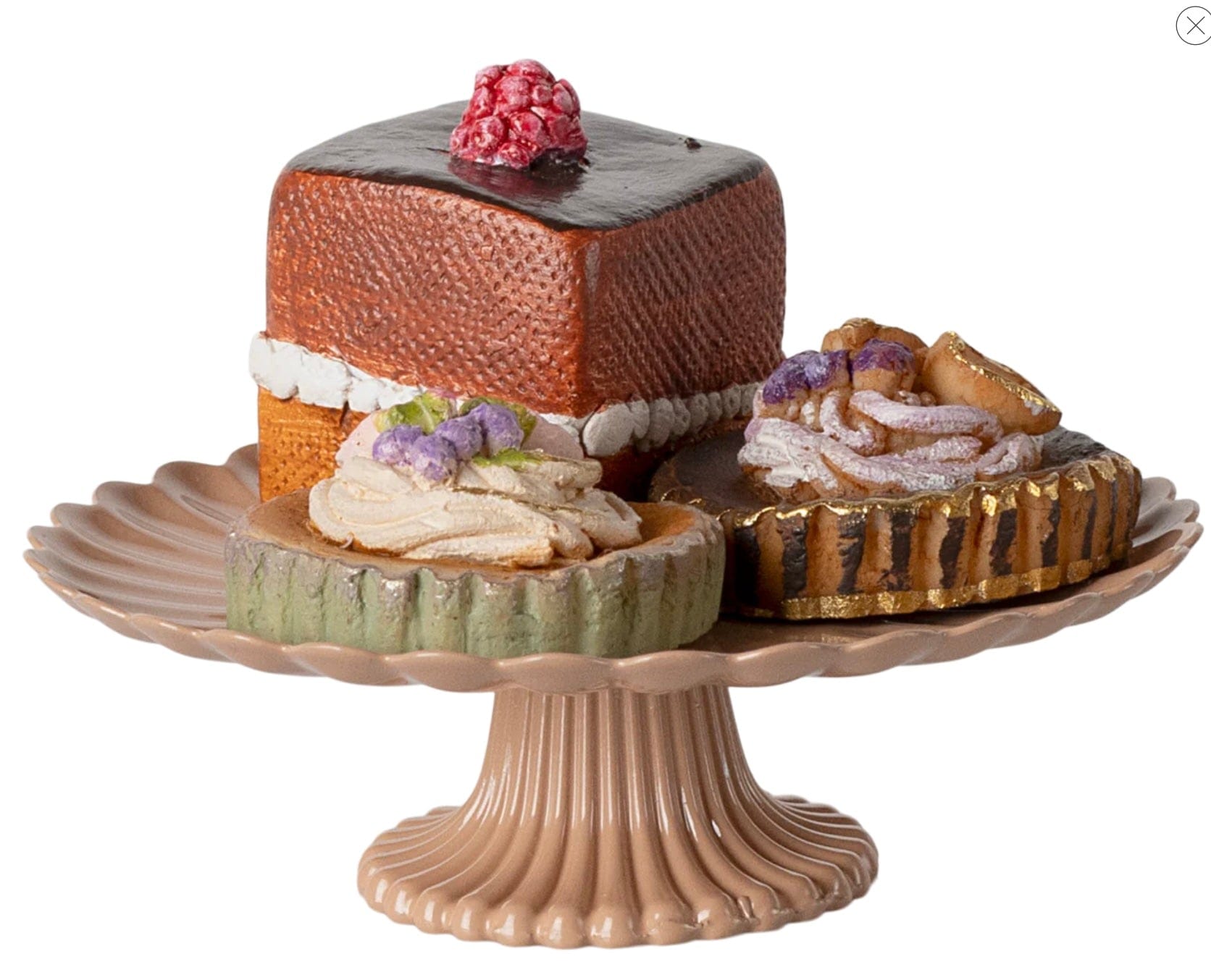 Maileg Cakes and cakestand, Mini