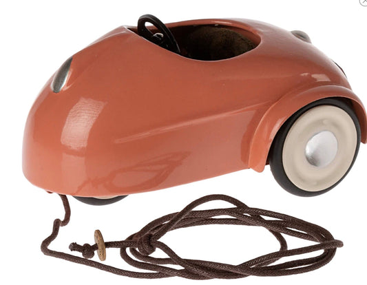 Maileg Car, Mouse - Coral