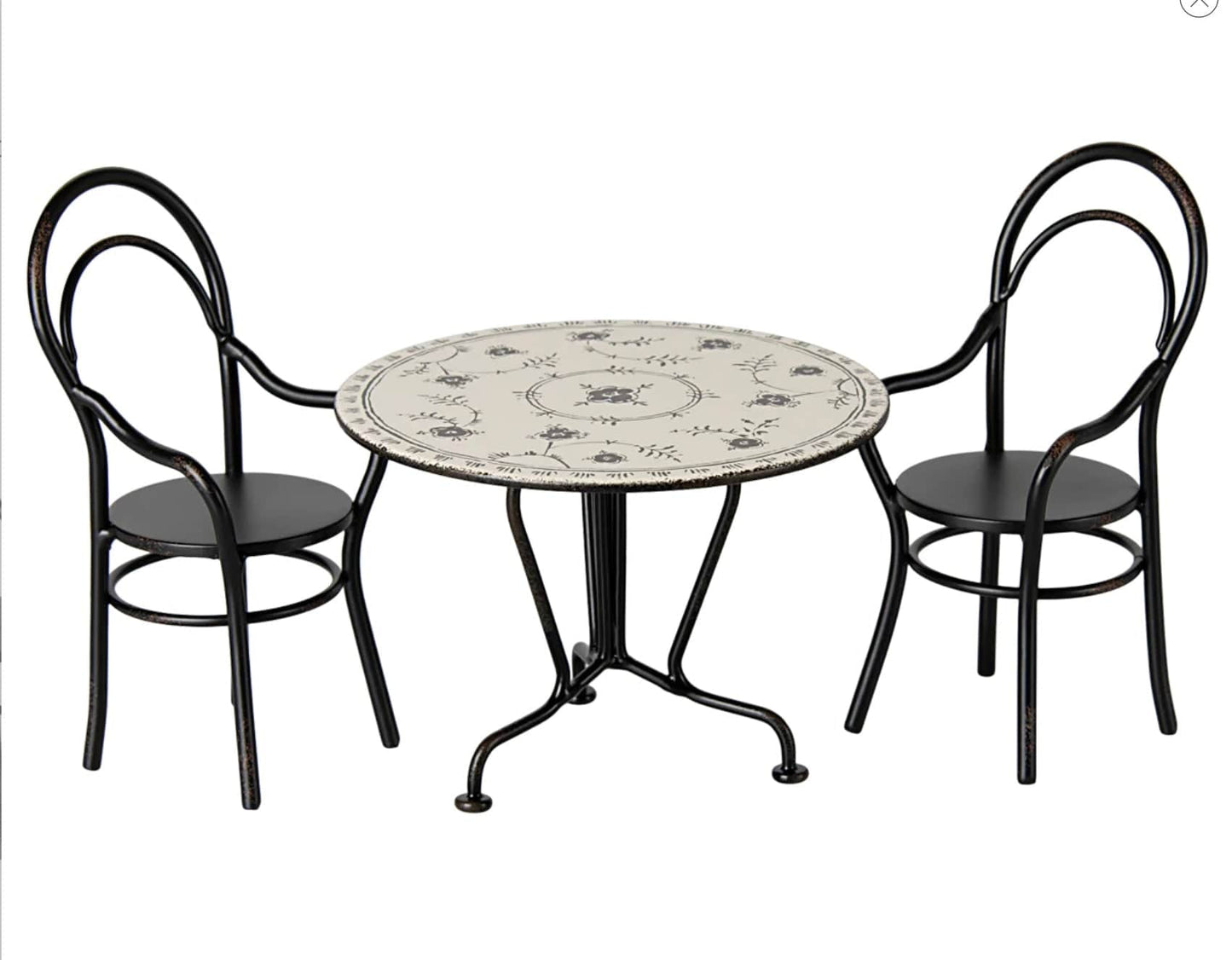 Maileg Dining table, Set with 2 chairs