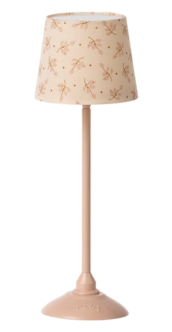 Maileg Floor Lamp, Miniature - Powder