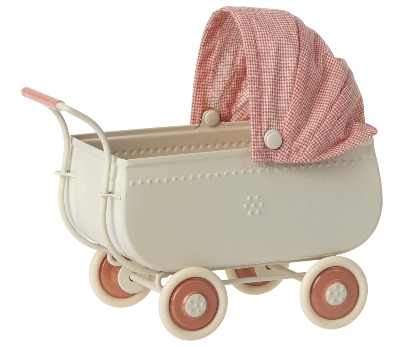 Maileg Micro Pram, Coral