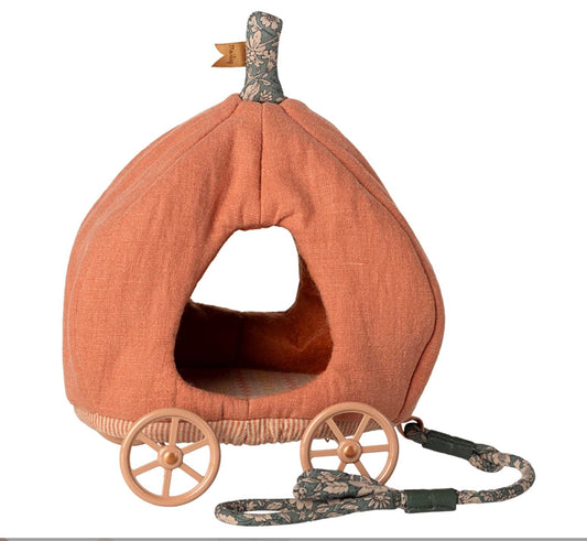 Maileg Pumpkin carriage Mouse