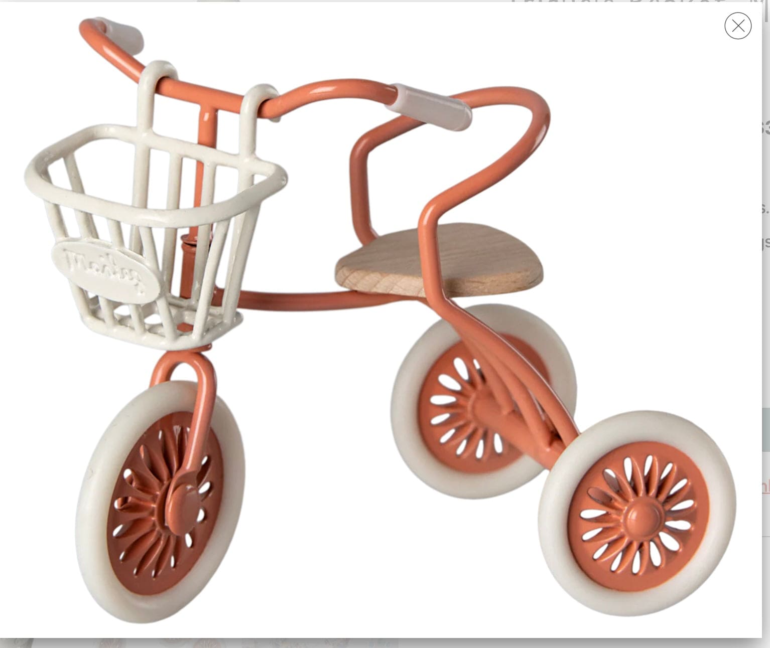 Maileg Tricycle basket
