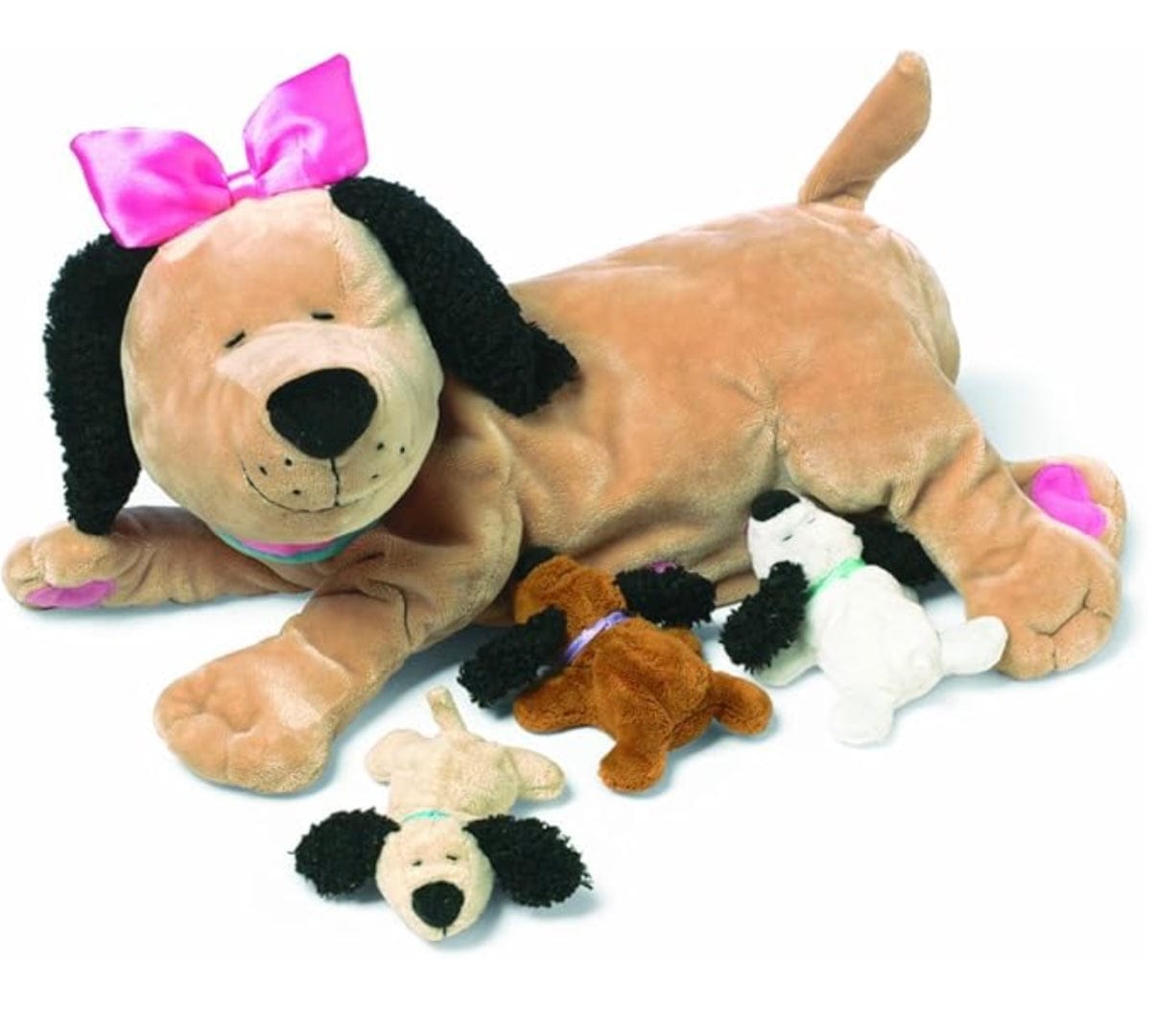 Manhattan toys Manhattan Toy Nursing Nana Nurturing Dog Stuffed Animal with Plush Puppies