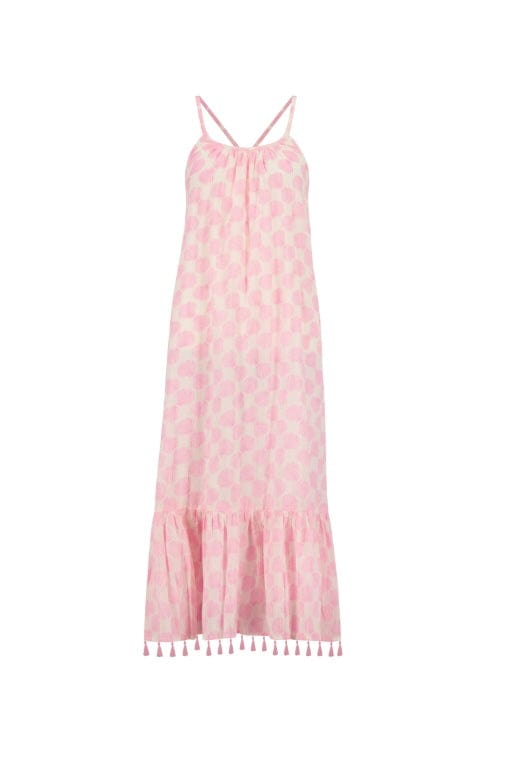 Mer St Barth Chantal Women's Sundress Shell Beach Pink