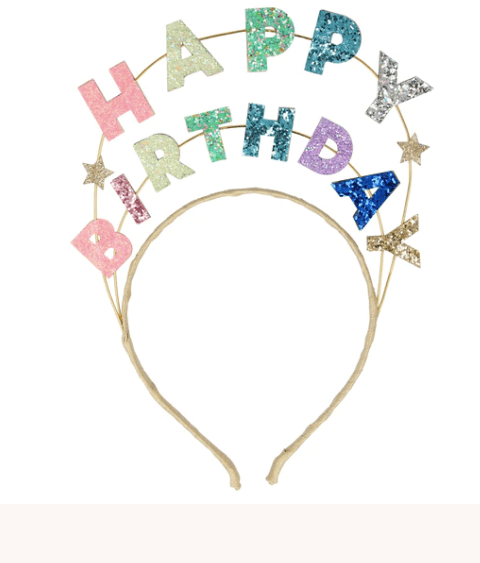 Meri Meri Default HAPPY BIRTHDAY GLITTER HEADBAND