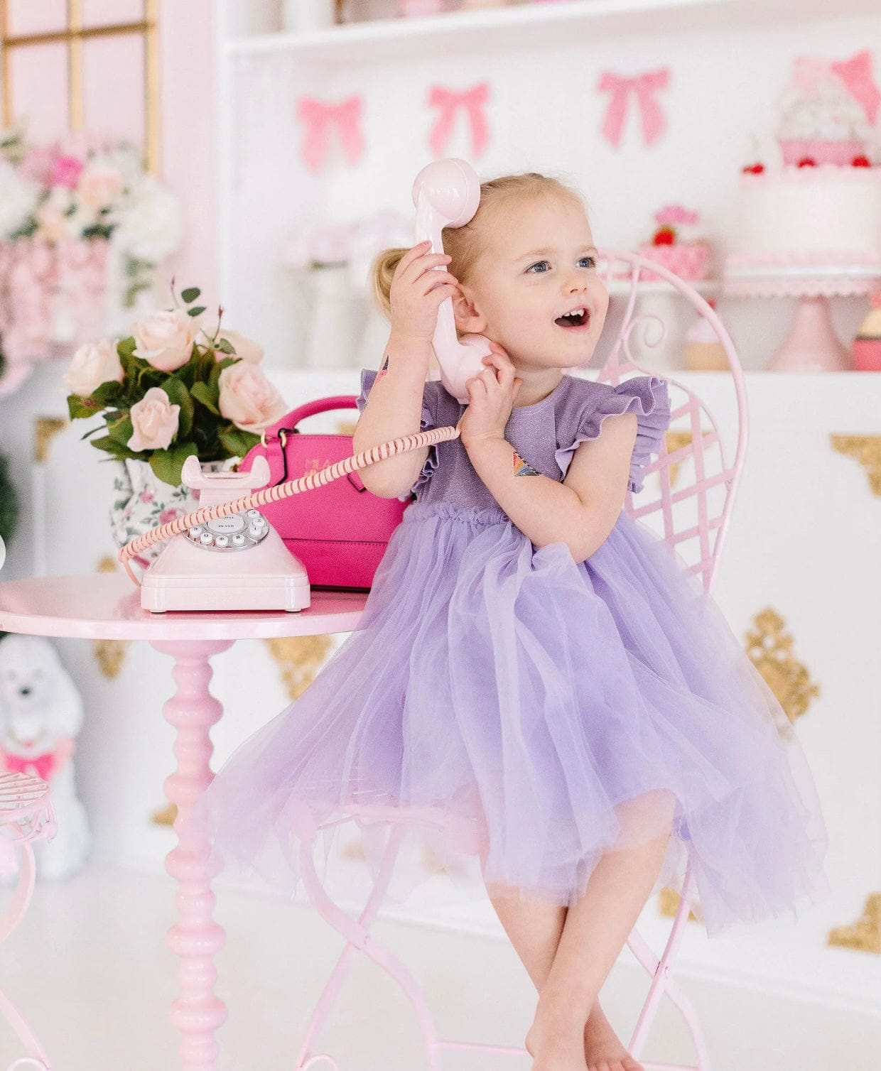 MILA & ROSE Mila & Rose Girls Girls-dresses Lavender Shimmer Tutu Dress