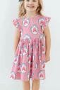 MILA & ROSE Once Upon A Castle Flutter Sleeve Twirl Dress