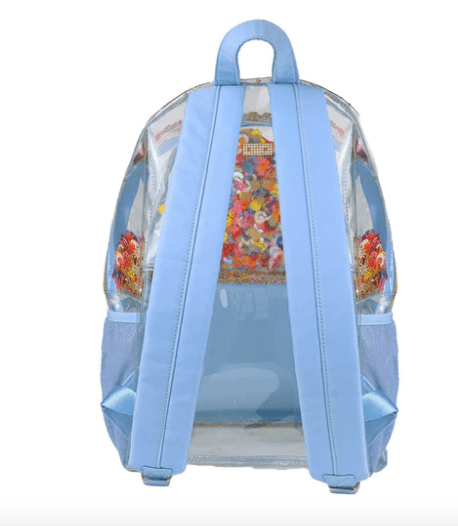 Packed Party LITTLE LETTERS CONFETTI CLEAR BACKPACK