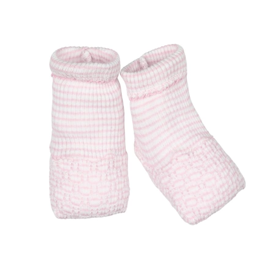 PATY Solid Pink Paty Knit Booties