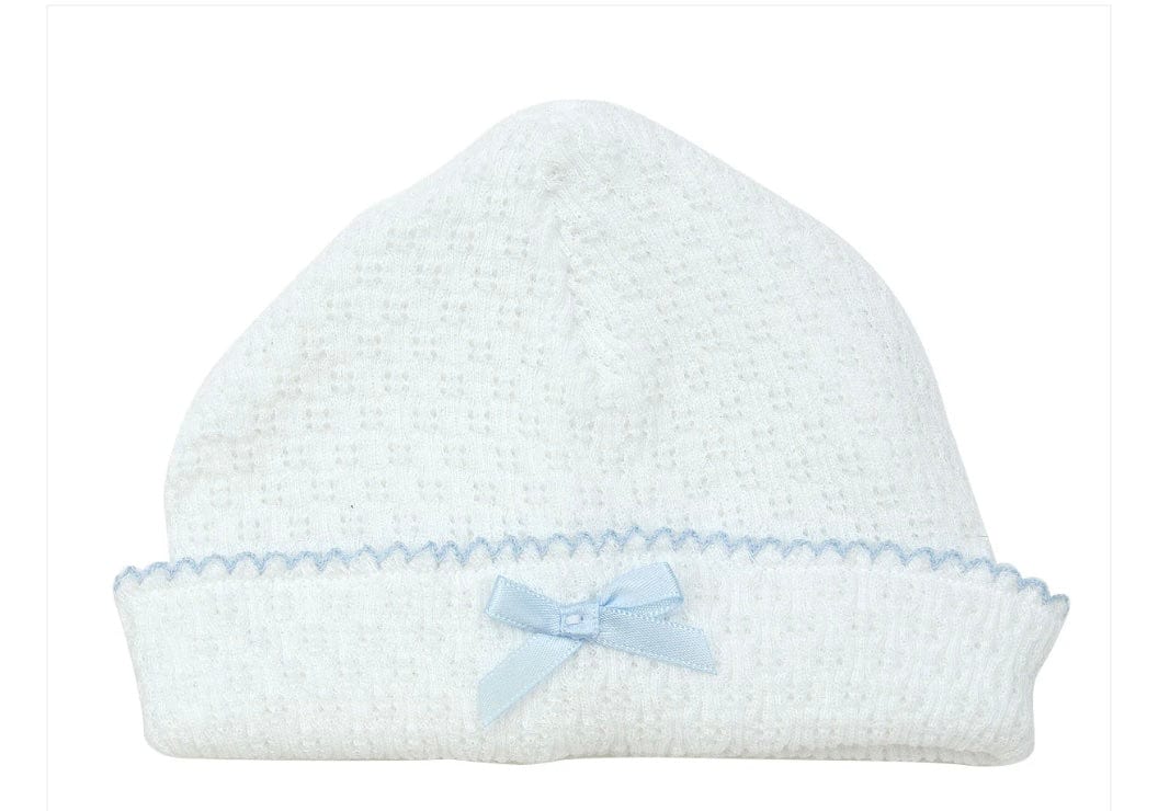 Paty Inc. white/blue Paty Knit Saylor Beanie