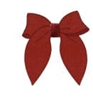 Pink Chicken Pink Chicken Red velour Bow