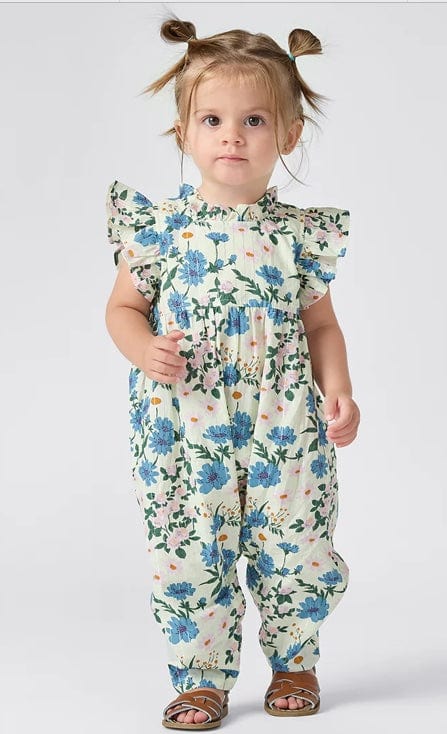 Pink Chicken Baby Girls Jennifer Jumper Melon Daisy Floral