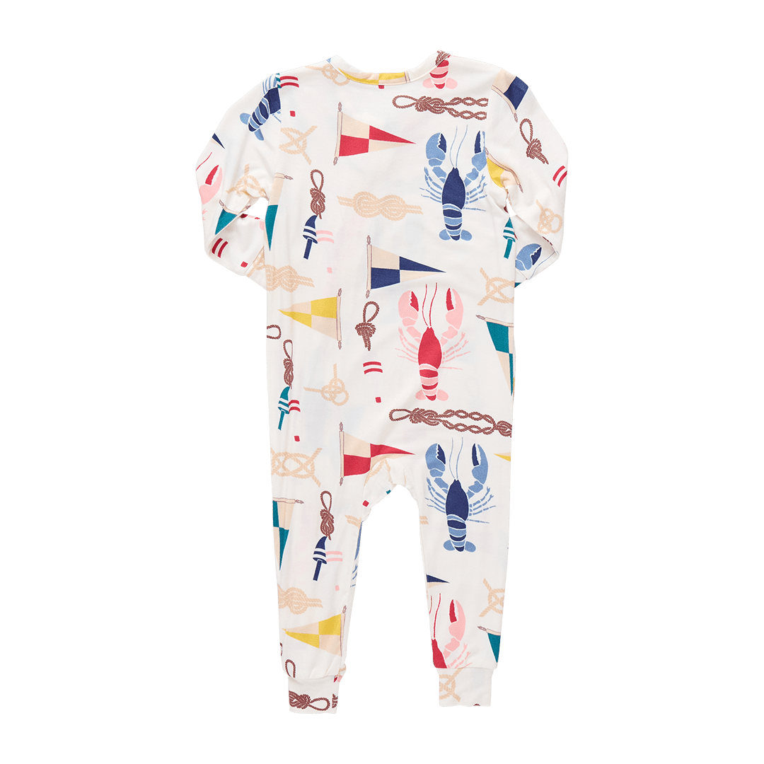 Pink Chicken Baby Summer Bamboo Romper