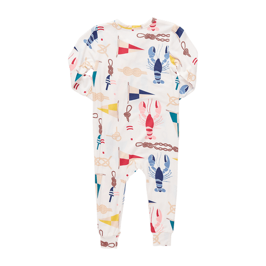Pink Chicken Baby Summer Bamboo Romper