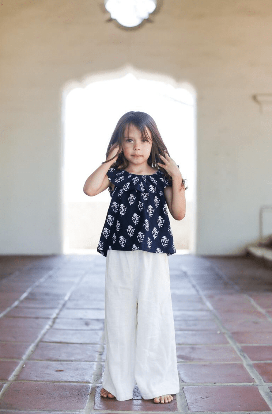 Poppet and Fox Cream Woven Pants