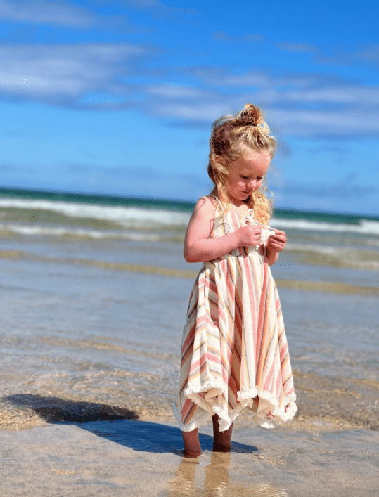 Poppet and Fox Poppet & Fox SS23 Tulum Handkerchief dress