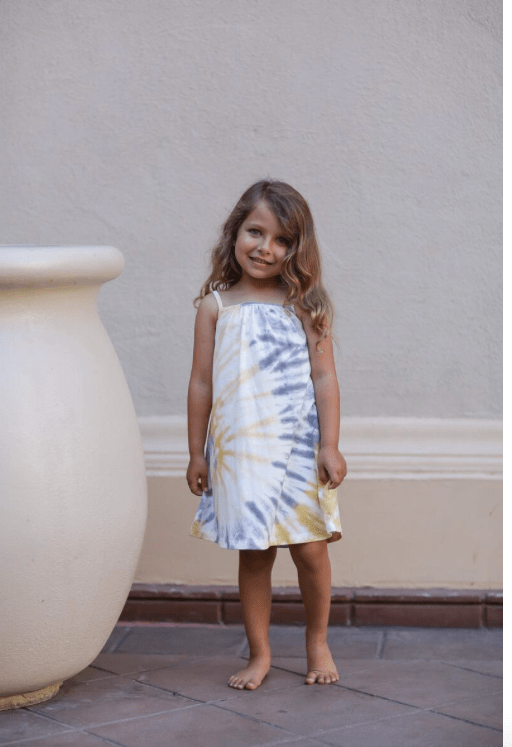 Poppet and Fox JERSEY DRESS TIE DYE