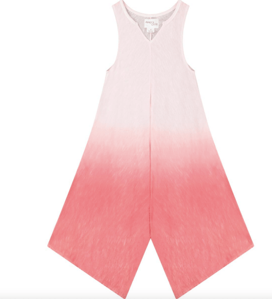 Poppet & Fox 2T / Coral Poppet & Fox SS23 Ombre jersey Jumpsuit