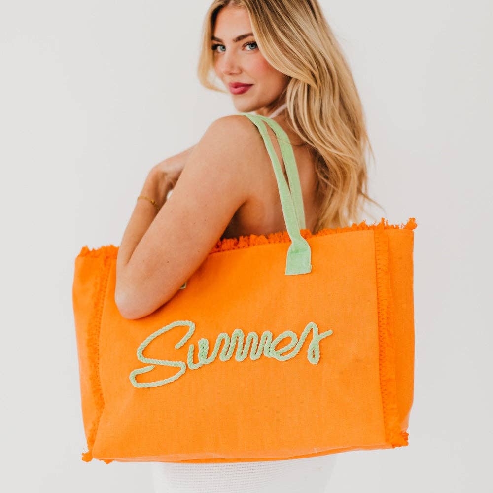 Pretty Simple Summer Sunshine Beach Tote Bag