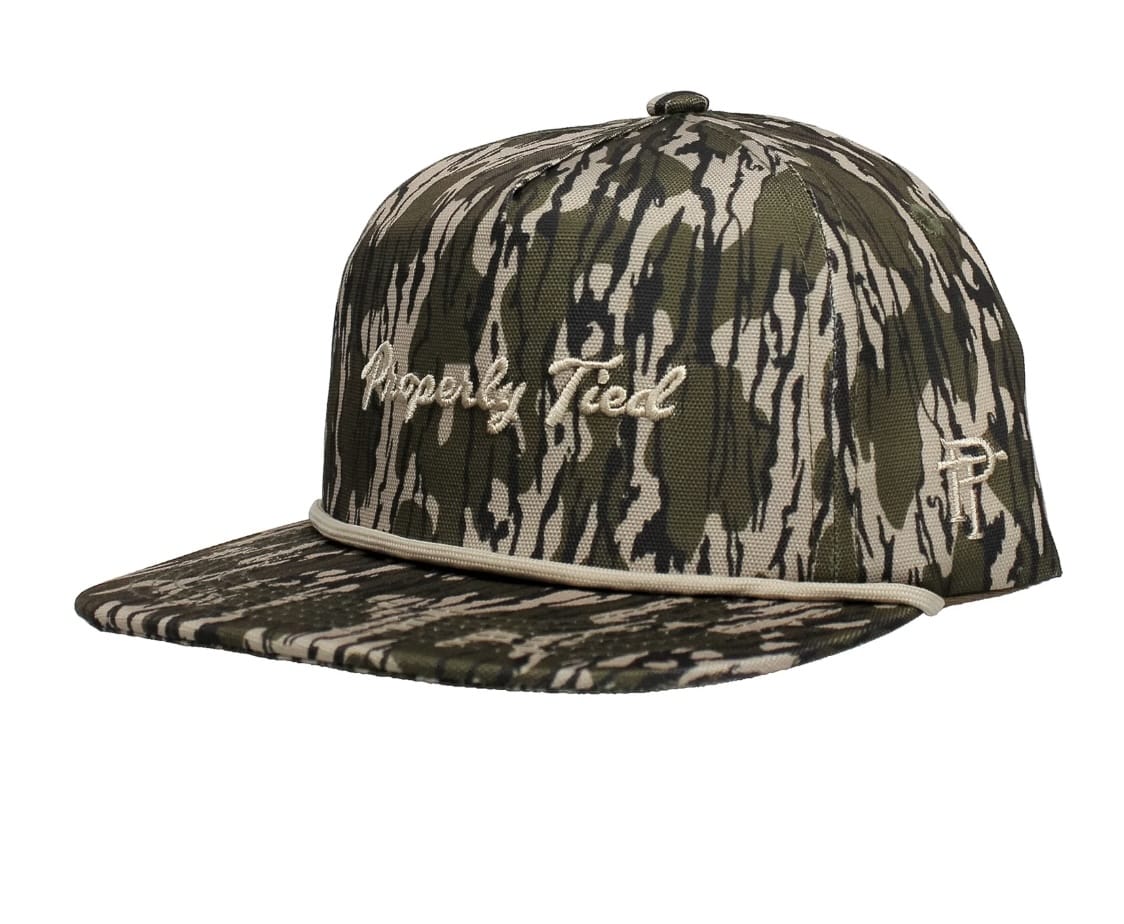 PROPERLY TIED Sportsman Rope Hat Mossy Oak Original