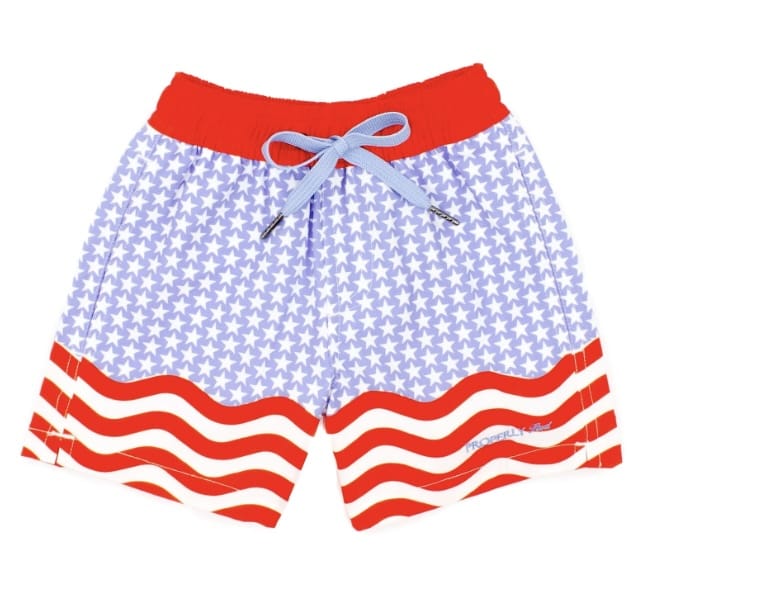 PROPERLY TIED Riviera Swim Trunk Freedom