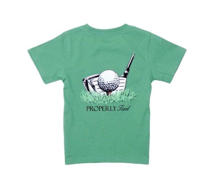 PROPERLY TIED Boys Driver SS Ivy