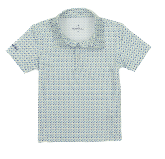 properly tied Boys Inlet Polo Marlin