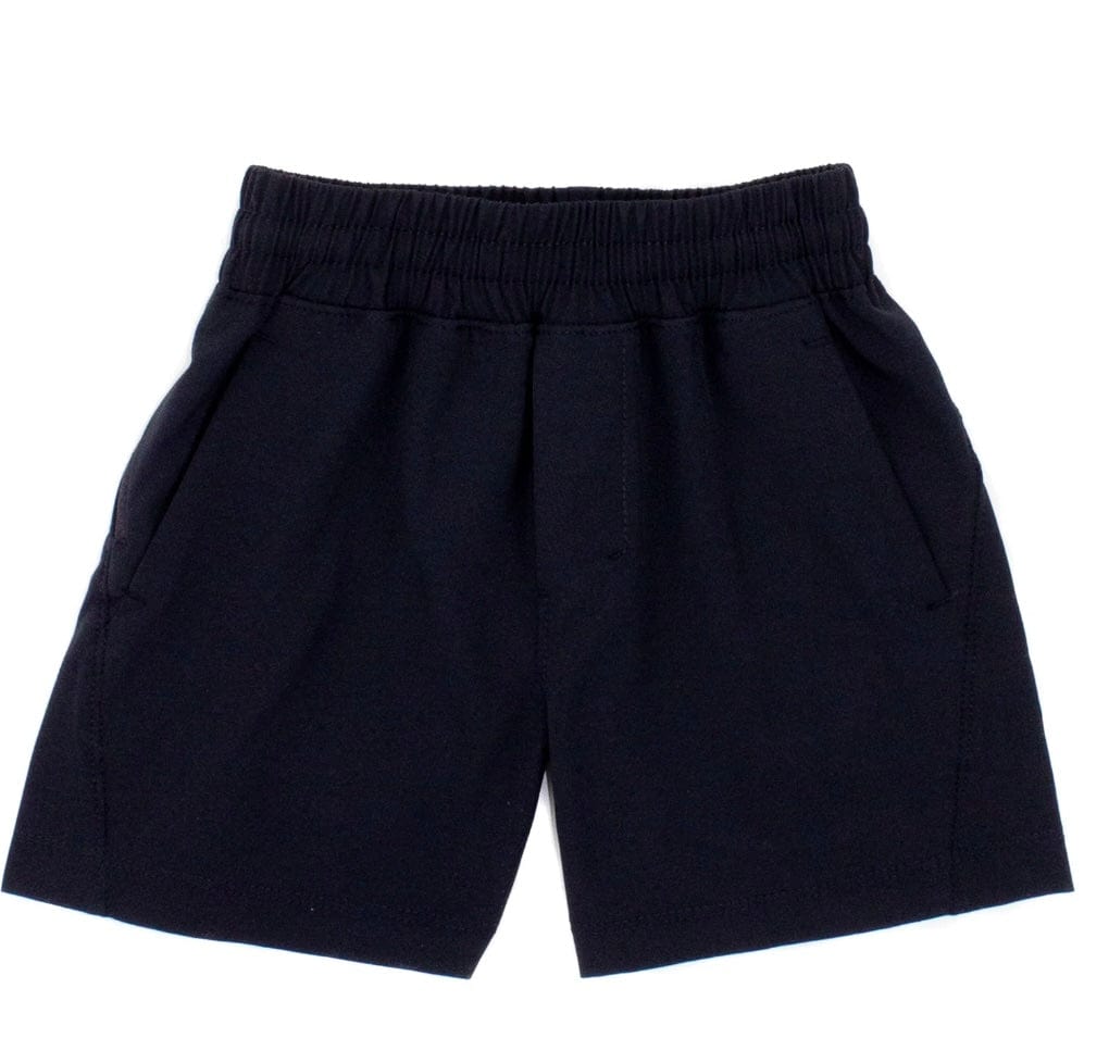 Properly Tied Boys Court Shorts Obsidian