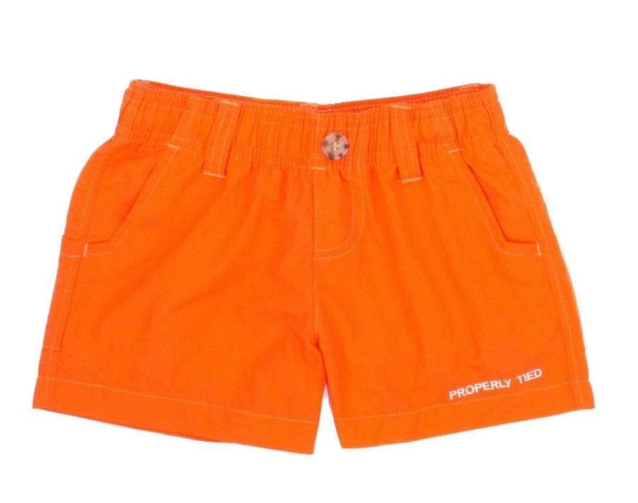 Properly Tied Boys Mallard Short Orange