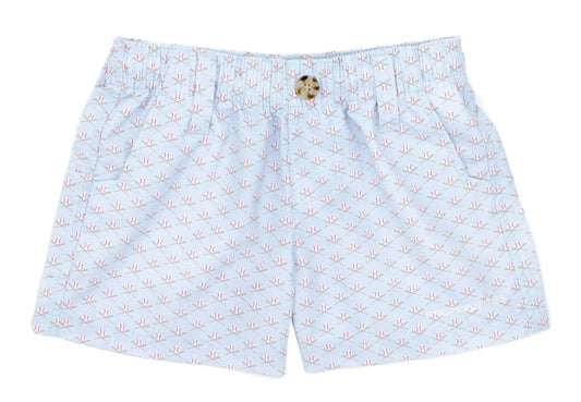 properly tied Boys Mallard Shorts Baseball Shield