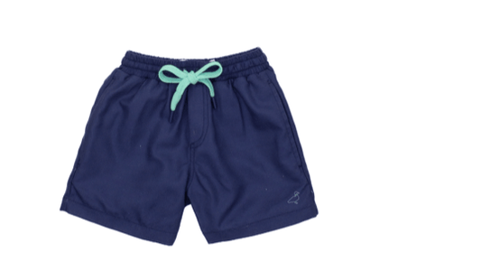 properly tied Boys Wavechaser  Swim Blue Onyx