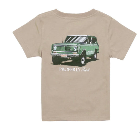 Properly Tied Boys Joyride SS Sand
