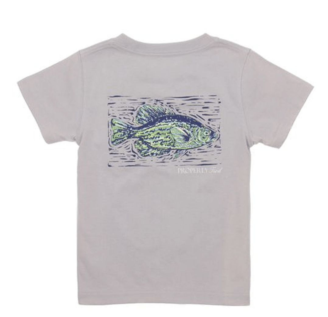 properly tied Properly Tied Boys' Properly Tied Crappie Tee